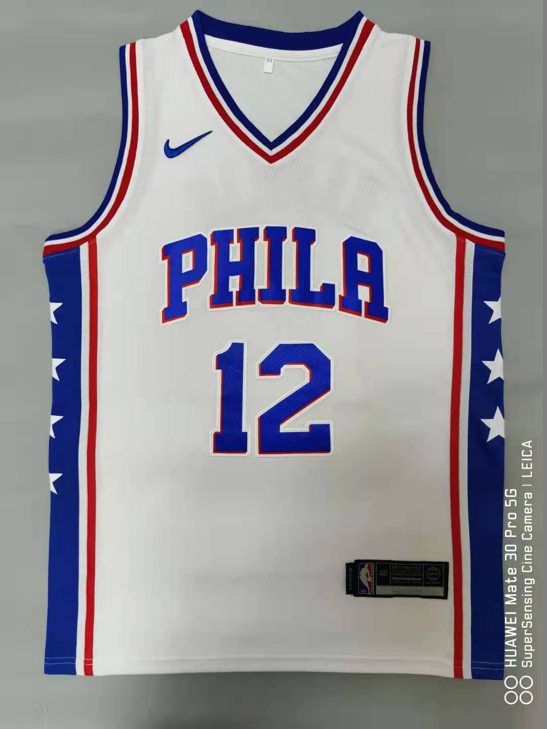 Men Philadelphia 76ers #12 Harris White 2021 Nike Game NBA Jersey
